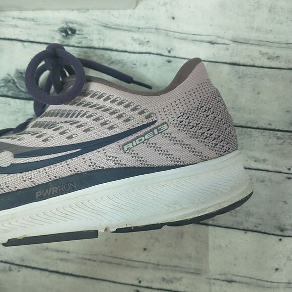 Saucony Ride 13 runners Size 9 Blush/ Dusk EXCELLENT CONDITION - Picture 9 of 10